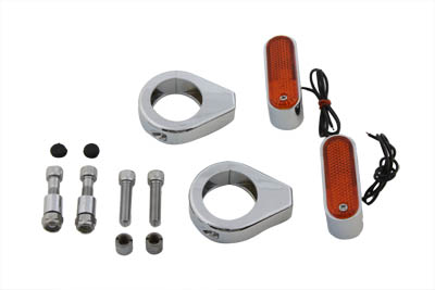 Turn Signal Kit Front with 39mm Fork Clamps