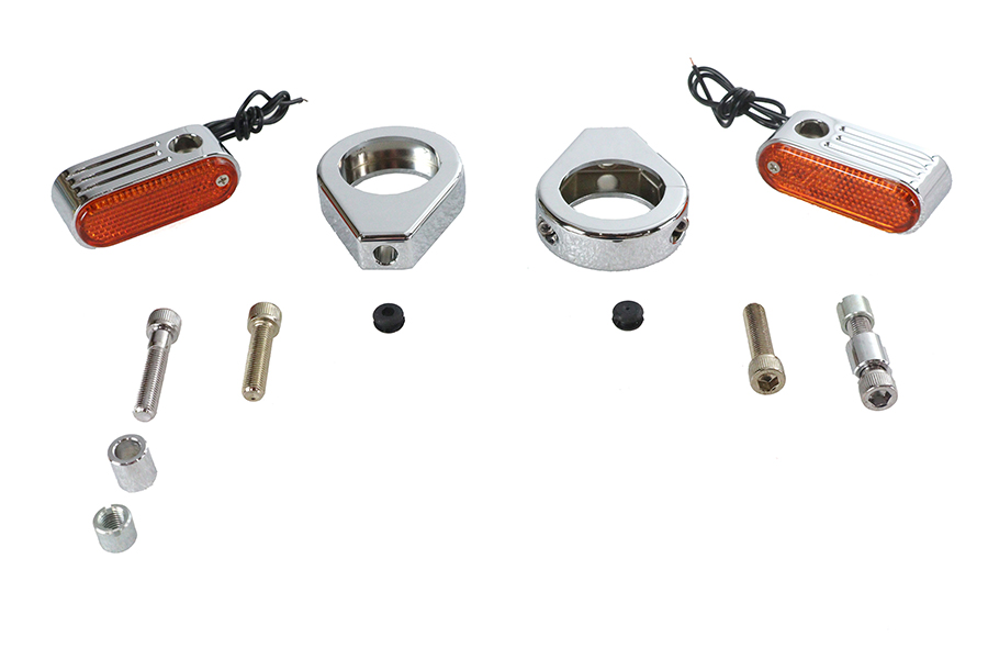 Turn Signal Kit Front with 39mm Fork Clamps
