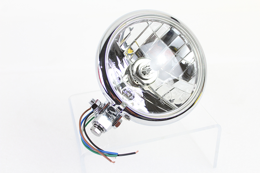 *UPDATE 5-3/4" Round Headlamp Faceted Style