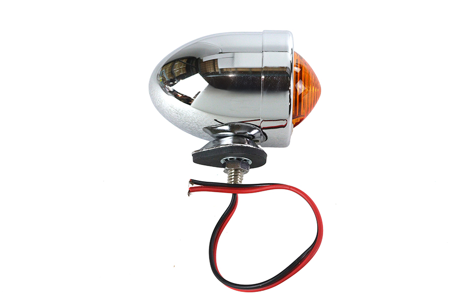 Chrome Bullet Marker Lamp 2 Wire Type