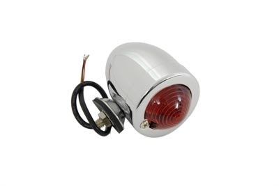 *UPDATE Chrome Bullet Marker Lamp Red 3 Wire Type