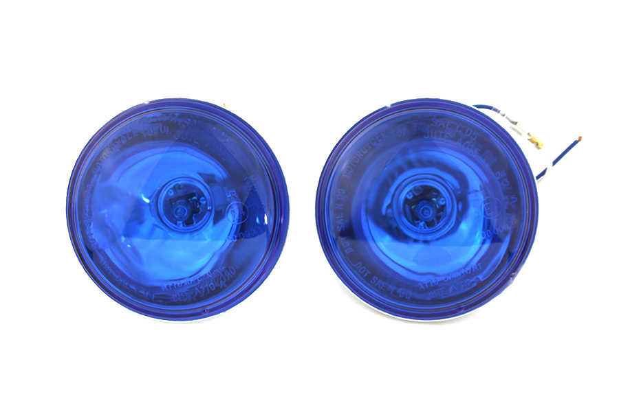 4-1/2" Blue Pursuit Spotlamp Bulb Set