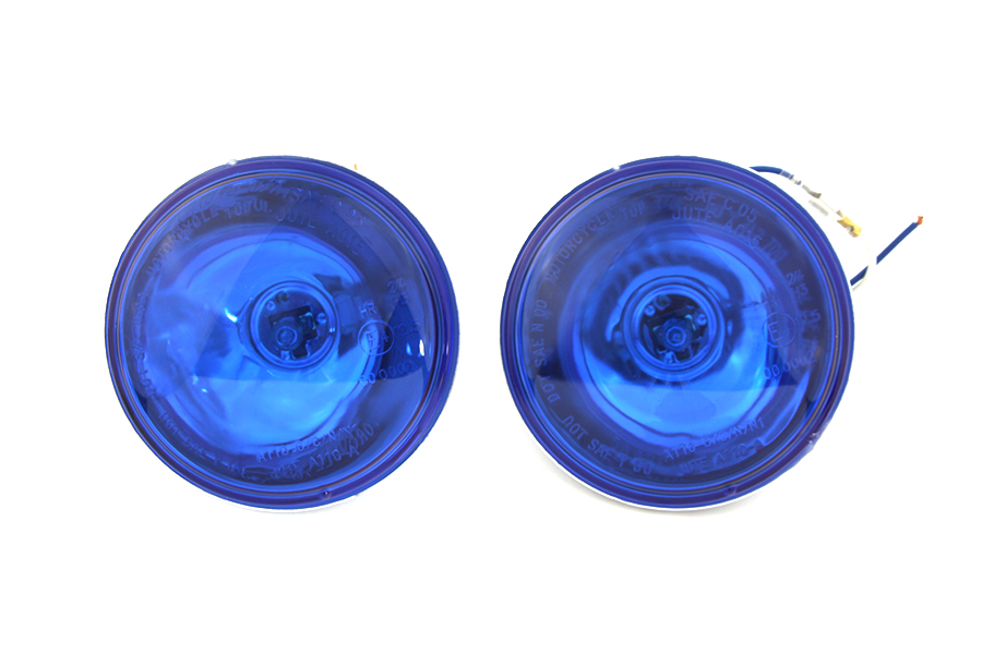 *UPDATE 4-1/2" Blue Pursuit Spotlamp Bulb Set