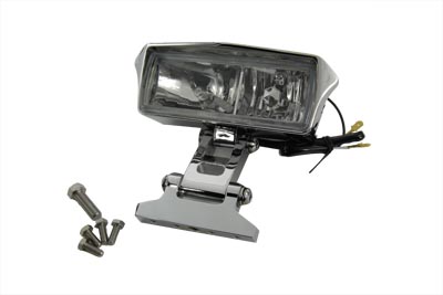 *UPDATE 7" Rectangular Headlamp Assembly Glow Style with    Visor