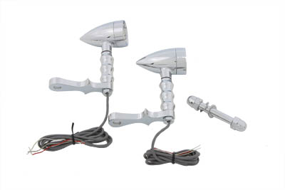 Turn Signal Set Bullet Style Amber