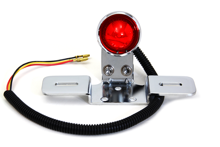 Chrome Universal LED Tail Lamp Assembly
