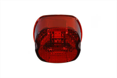 V-twin Laydown Style Motorcycle Tail Lamp Lens 2004-2007 Harley Touring Models
