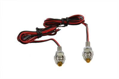License Plate Frame Mounting Bolt Set with Amber LEDS