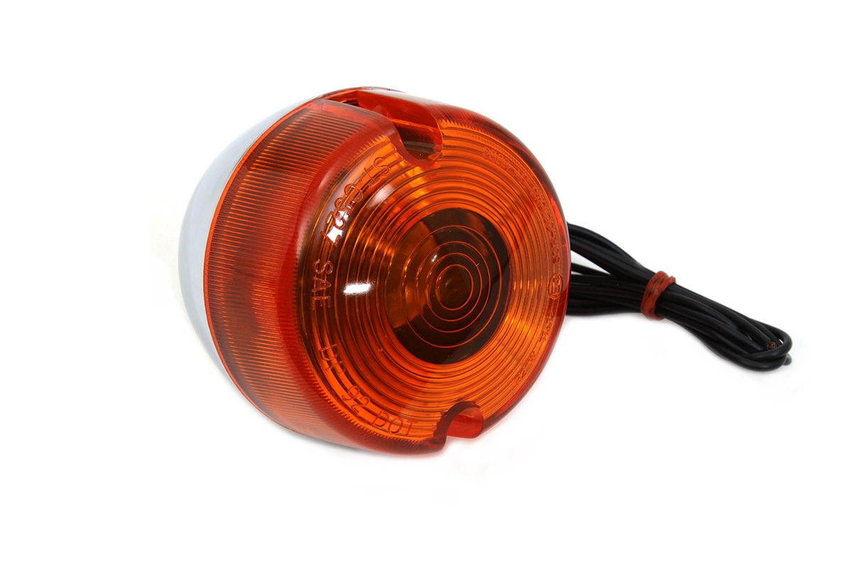 Chrome Turn Signal Assembly Front Right or Left