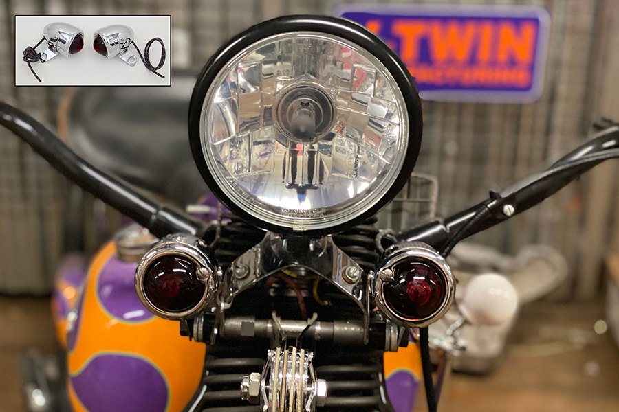 Replica Guide Bullet Turn Signal Set Front