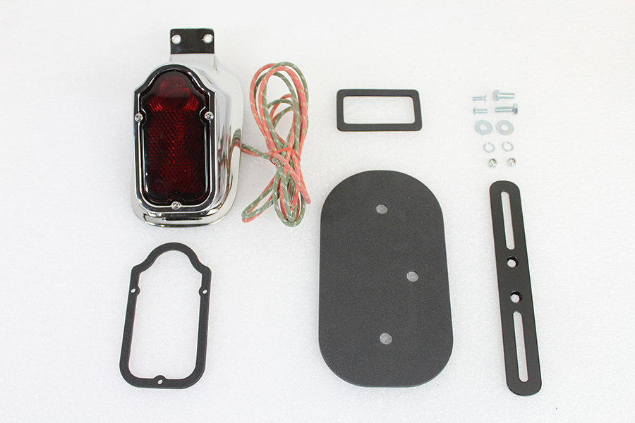 Replica Chrome Tombstone Style Tail Lamp Assembly