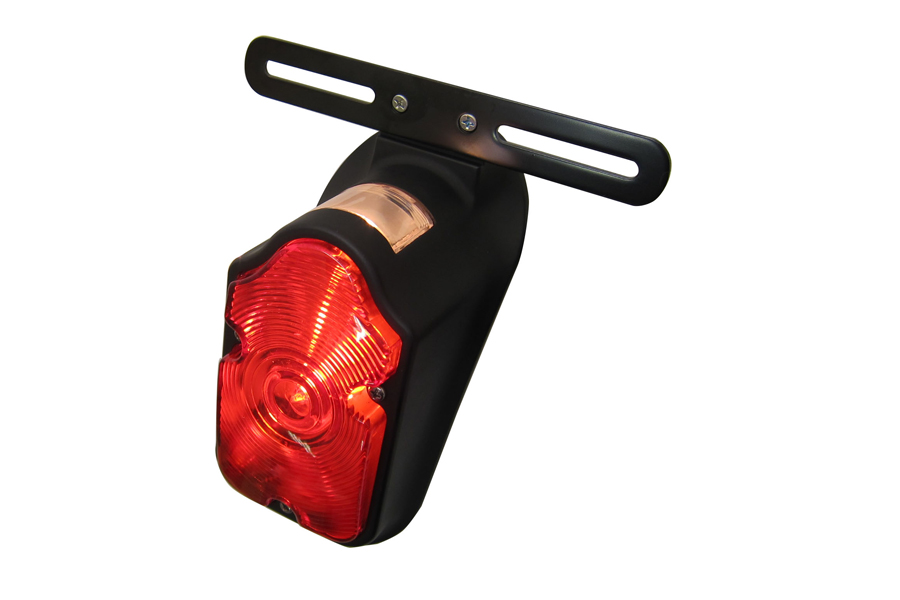 Black Tombstone Tail Lamp Assembly