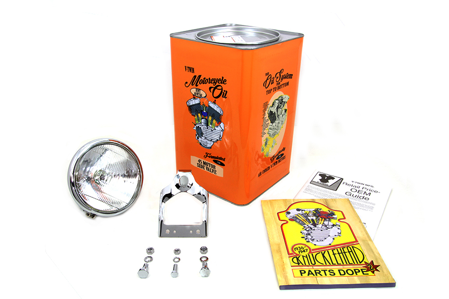 Spring Fork Headlamp Assembly Chrome