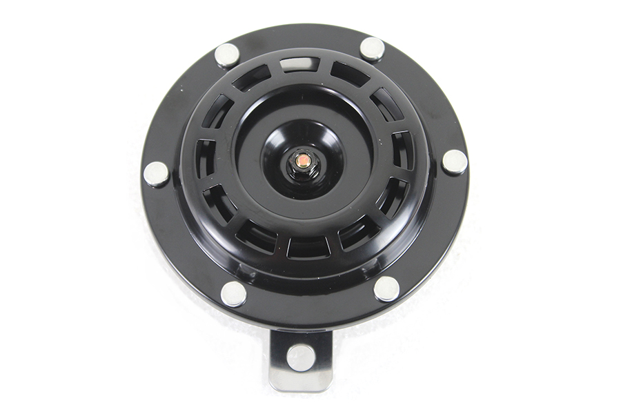 Black 4-1/2" Horn 12 Volt