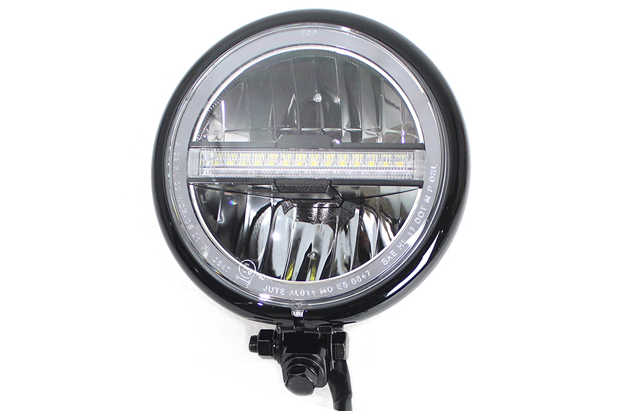 5-3/4" Bates Style LED Headlamp Black