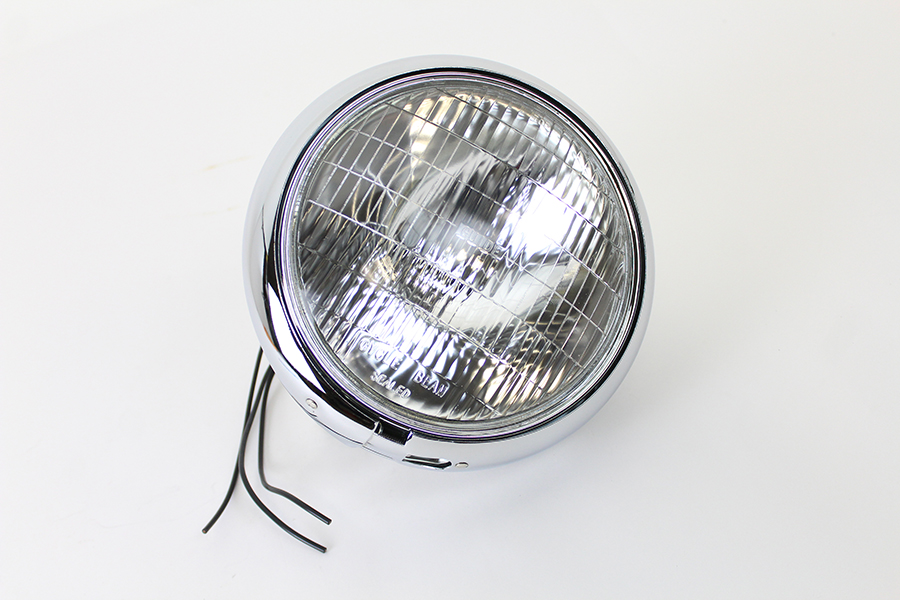 7" Round Headlamp 6 Volt