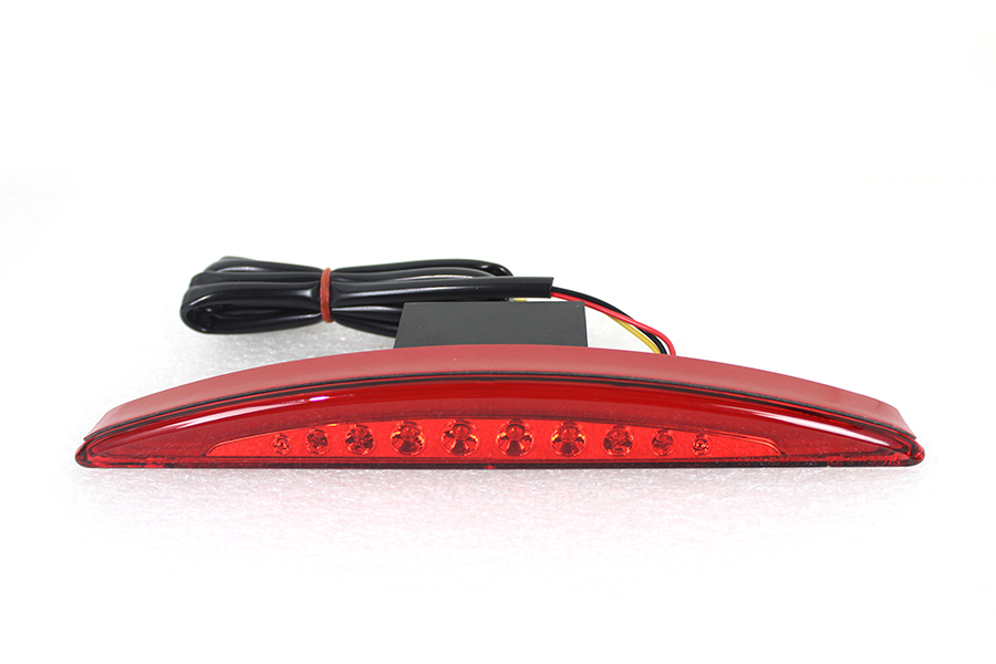 Slice Style LED Fender Mount Tail Lamp with Red Lens