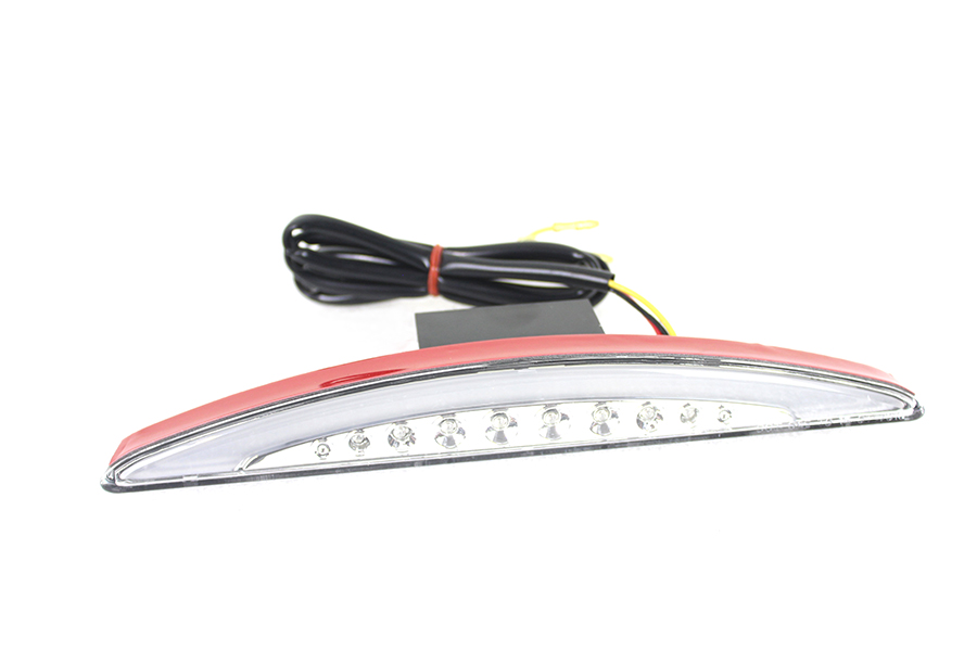 Slice Style LED Fender Mount Tail Lamp with Clear Lens