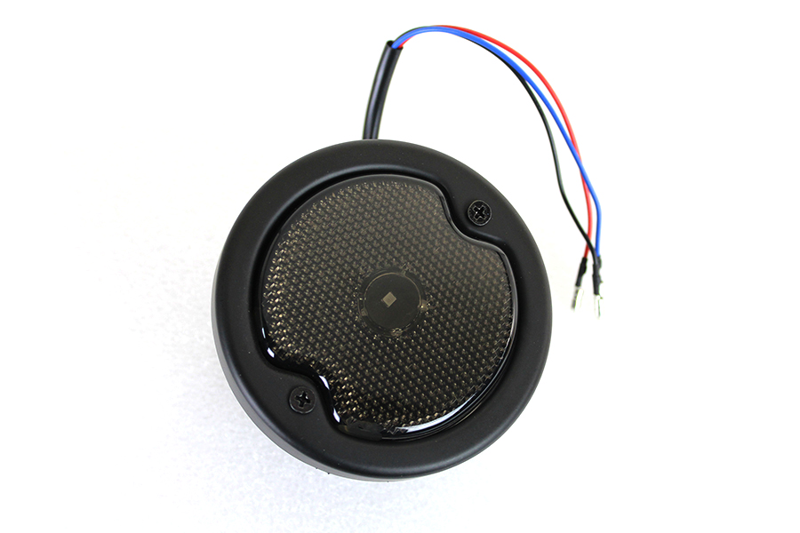Round LED Tail Lamp Black