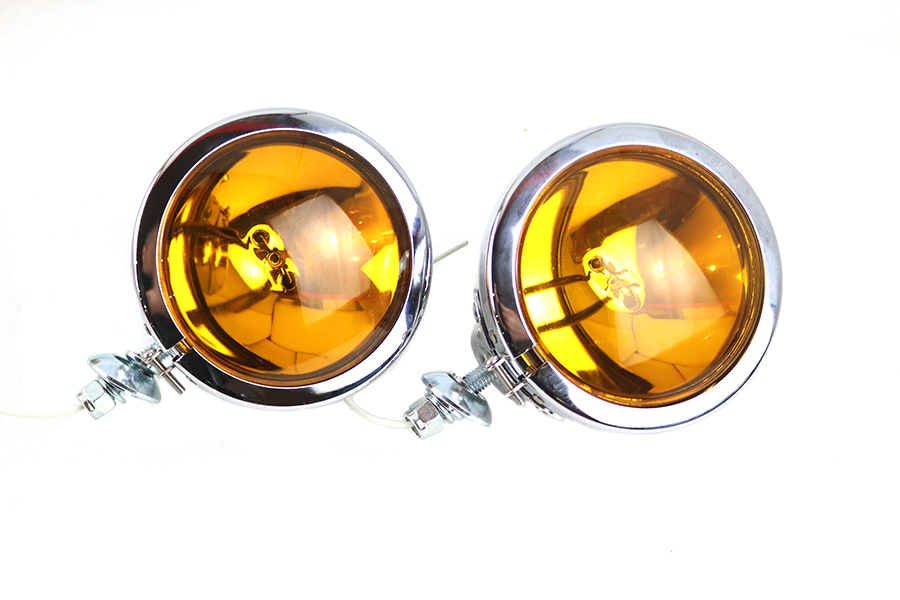 12 Volt Amber Spotlamp Set