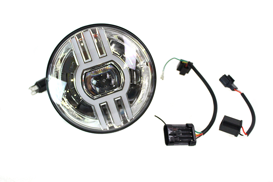 Cyron 7" Beast 2 Integrated Headlamp Chrome