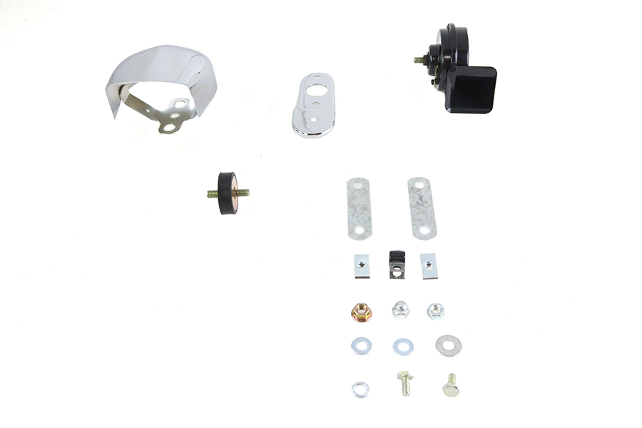 Softail Horn Kit with Chrome Cover
