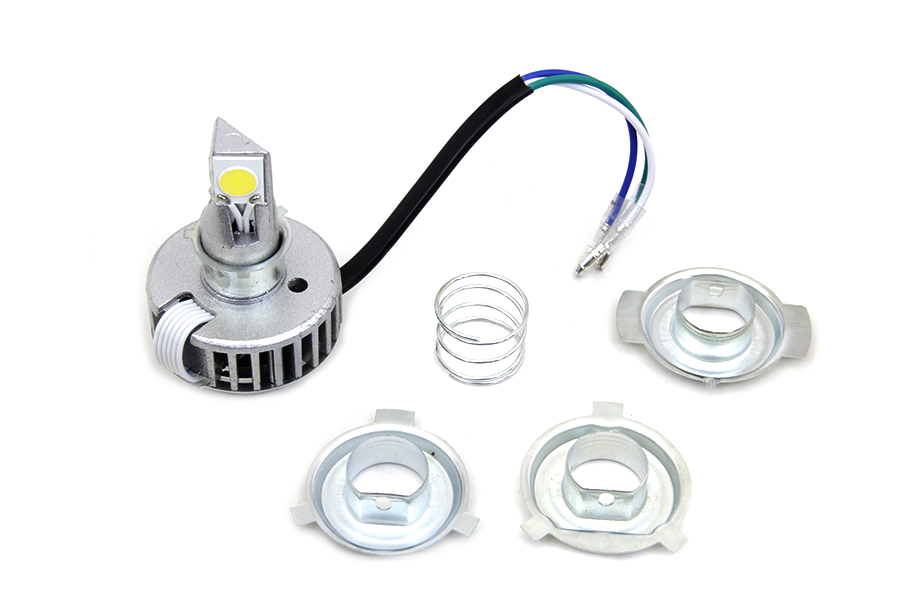 White LED H4 Replacement Bulb Kit