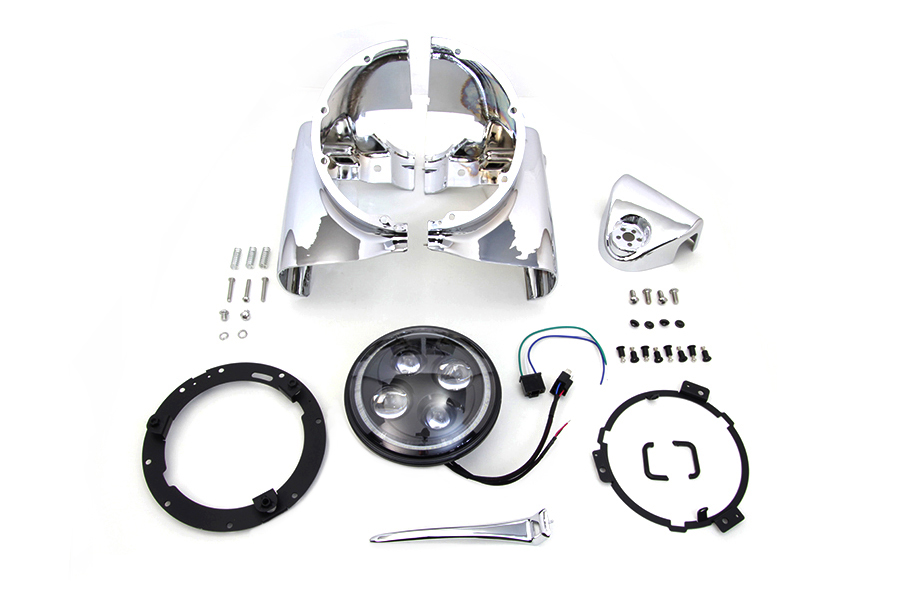 Headlamp Cowl Assembly Chrome