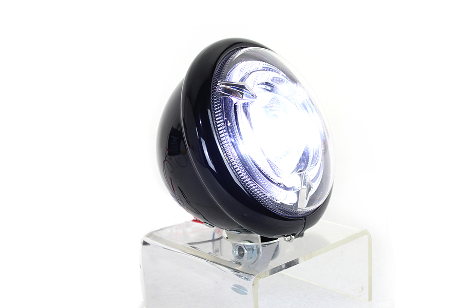 5-3/4" Bates Style LED Headlamp Black
