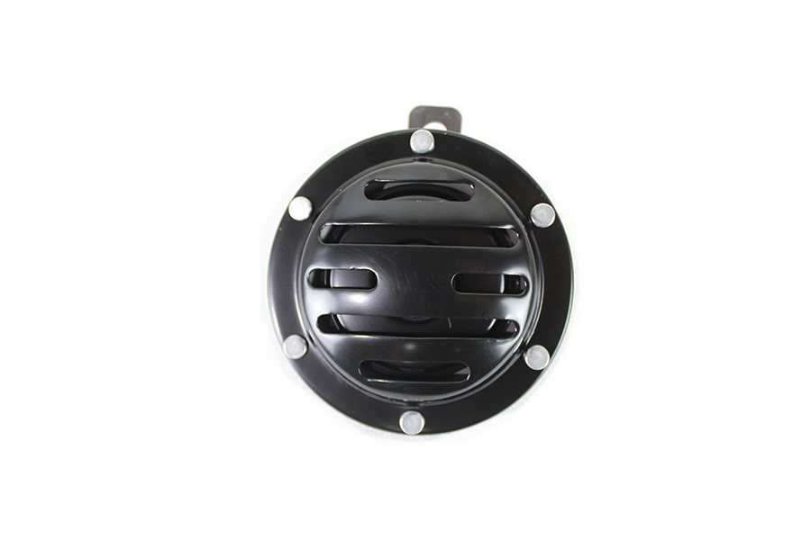 Slotted Style 12 Volt Horn Black