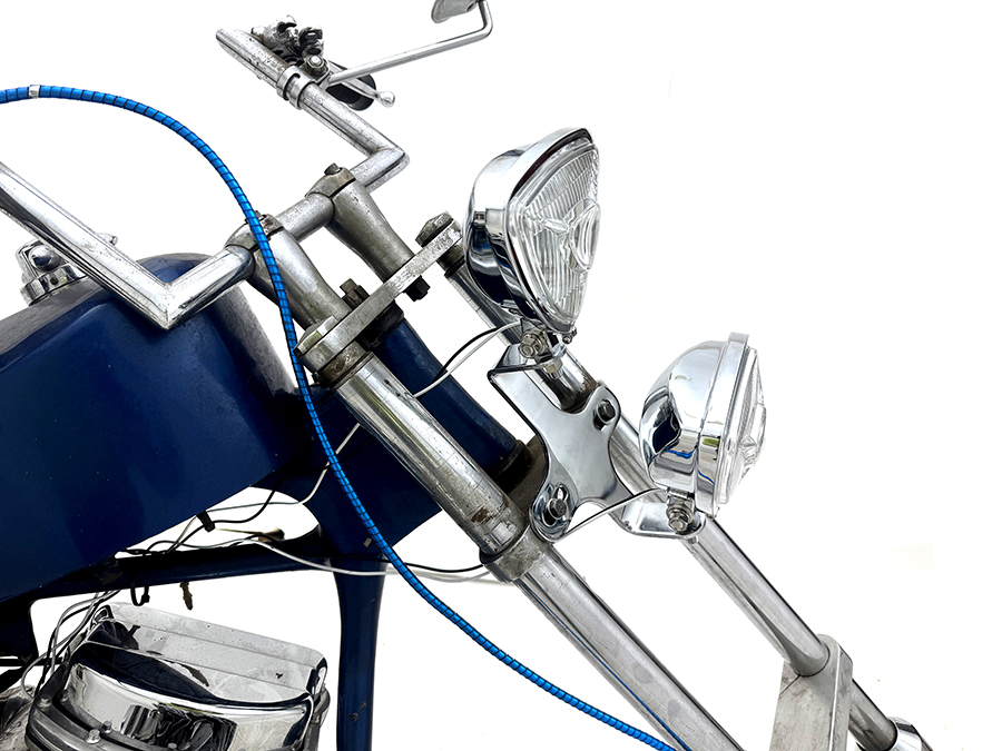 Dual Triangle Headlamp Kit Chrome