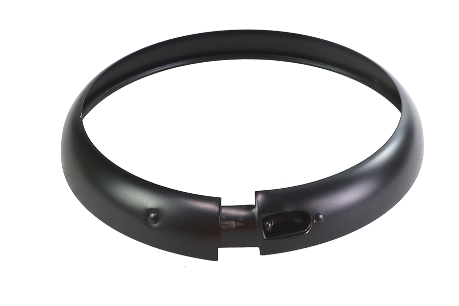 7" Headlamp Black Outer Rim