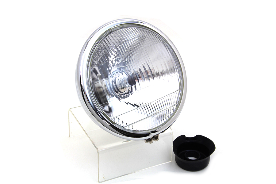 6-1/2" Spring Fork Headlamp Chrome