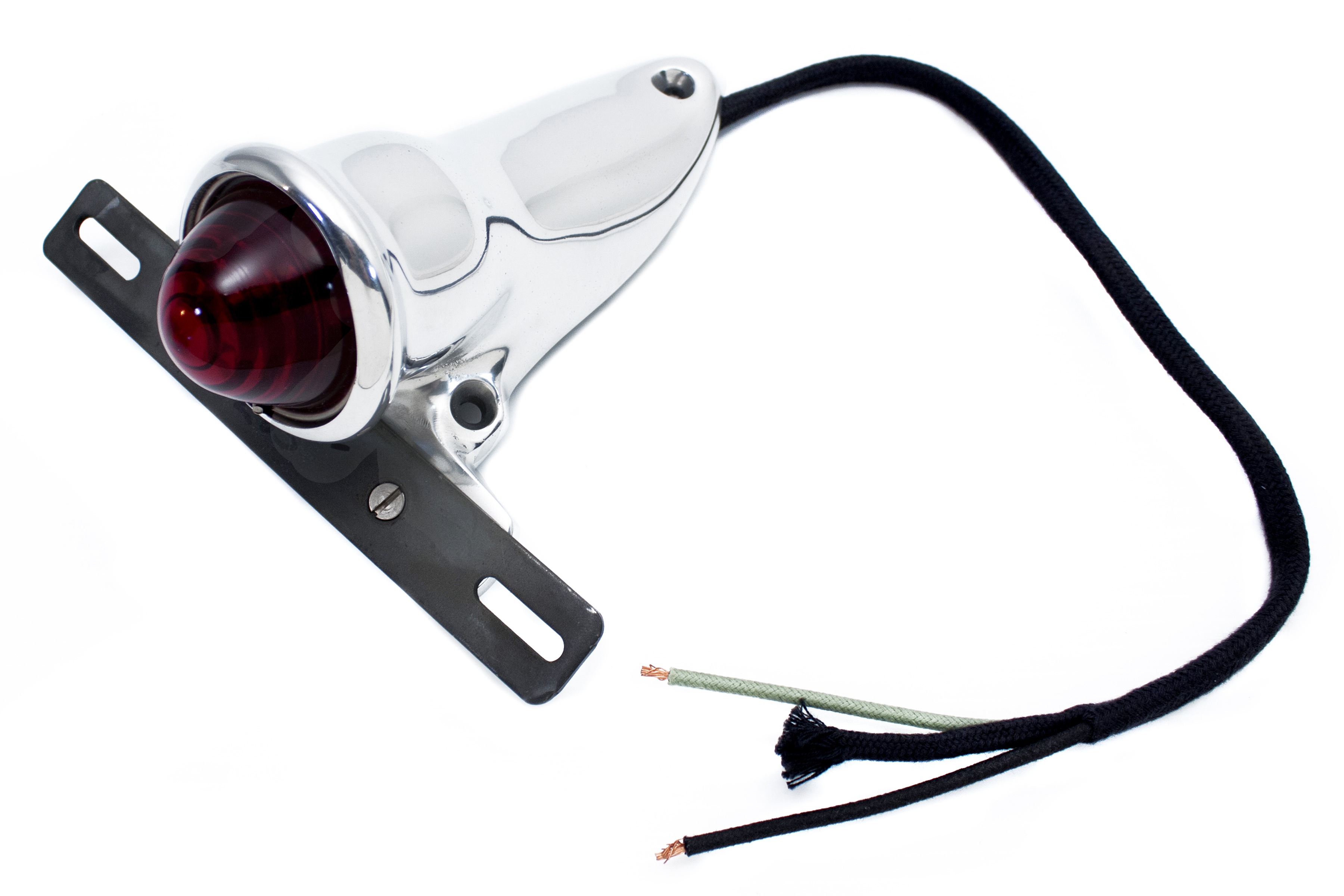 Bates Bobber Tail Lamp Assembly Polished Alloy