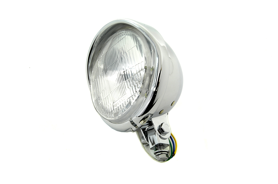 *UPDATE 5-3/4" Round Headlamp with Visor