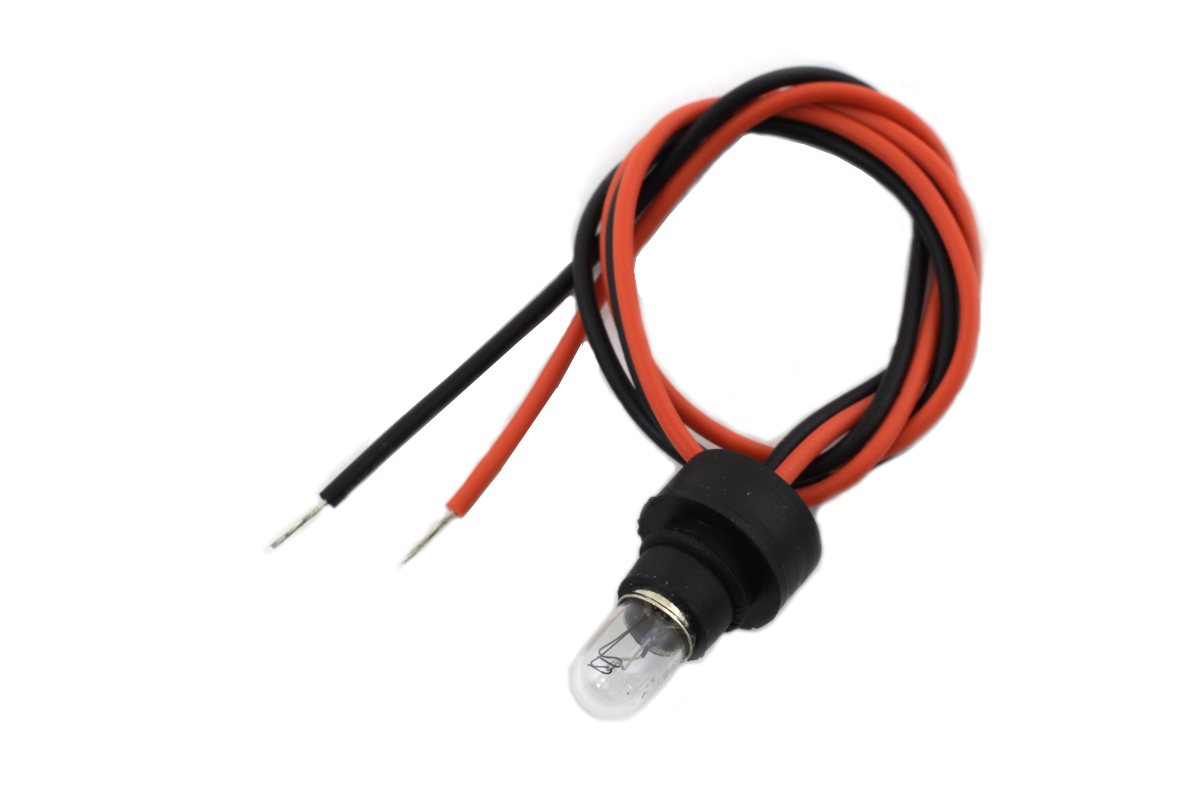 Indicator Lamp Socket for Speedometer and Tachometer Black