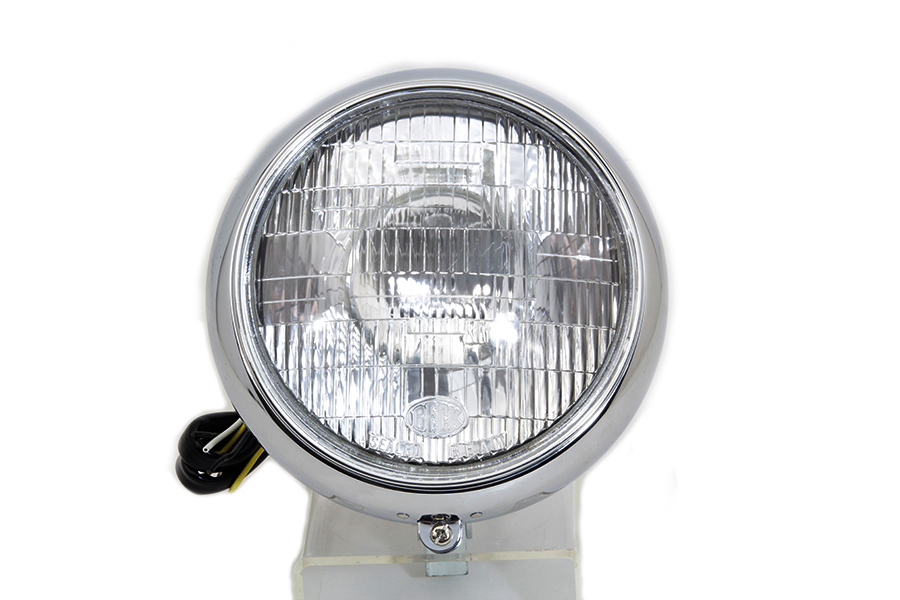 7" Headlamp Assembly Chrome