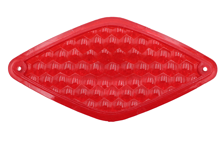Tail Lamp Lens Only Diamond Style Red for Harley-Davidson