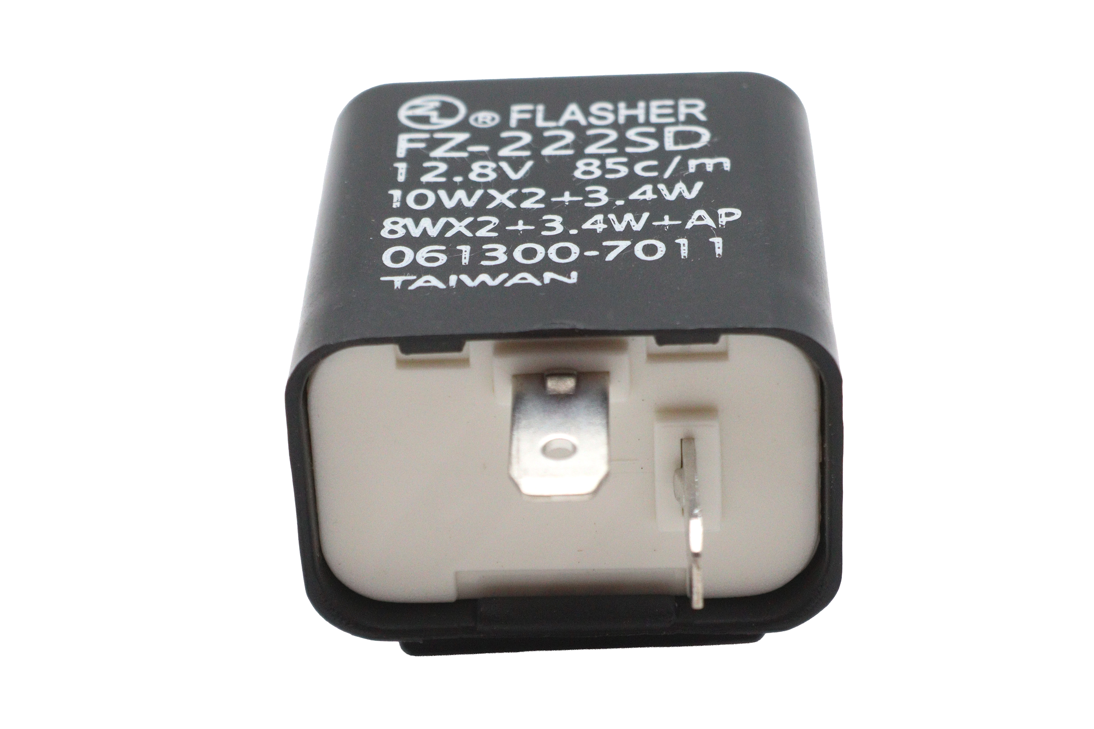 Plastic Rectangular 12 Volt Turn Signal Flasher