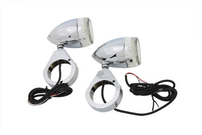 *UPDATE Bullet Turn Signal Set with 49mm Clamps