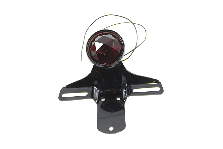 Replica Tail Lamp with Faceted Red Lens