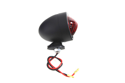 Black Bullet Red Marker Lamp Dual Filament