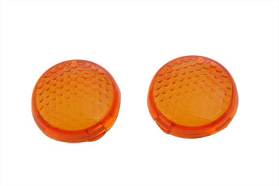 Turn Signal Lens Set Torpedo Style Amber