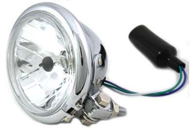 4-1/2" Round Headlamp Chrome