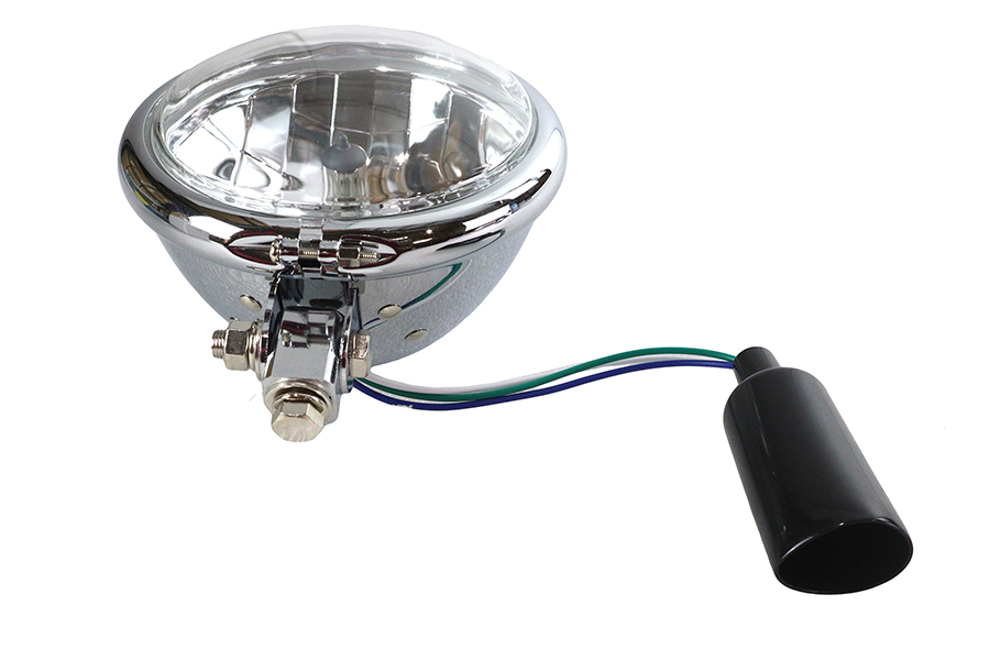 5-3/4" Round Headlamp Chrome