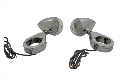 *UPDATE LED Bullet Turn Signal Set with 39mm Clamp
