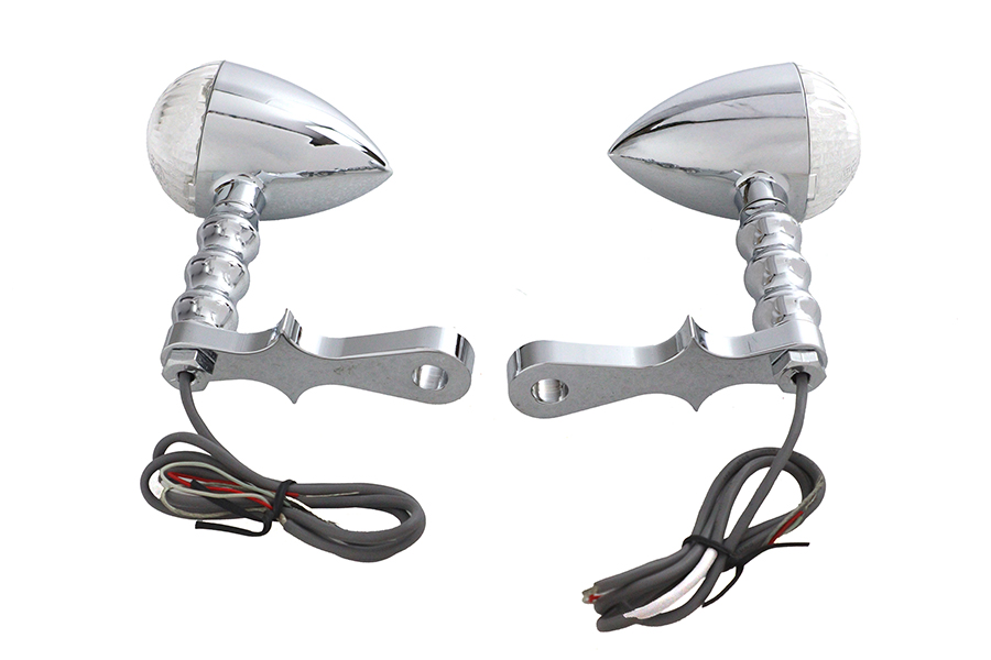 LED Bullet Turn Signal Set with Headlamp Mount