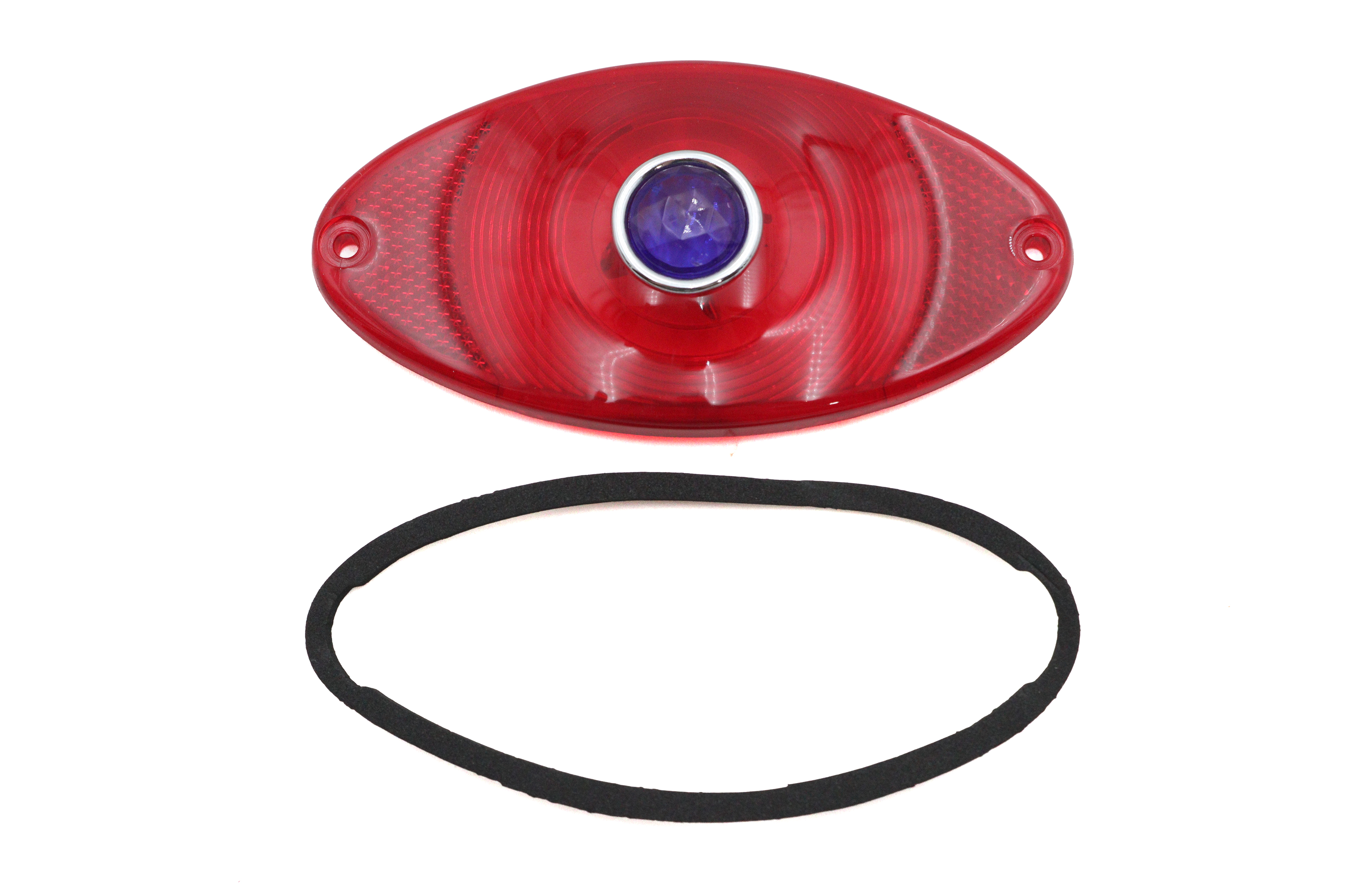 Tail Lamp Lens Cateye Style with Blue Dot