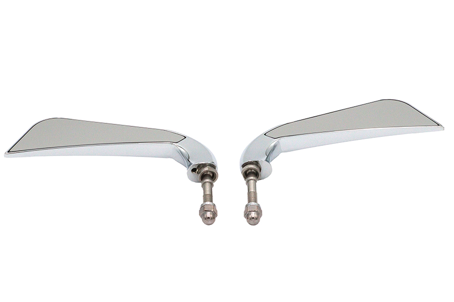 Evil Eye Mirror Set with Billet Stems