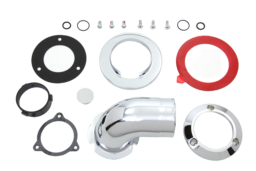 Heavy Breather Air Cleaner Kit Chrome